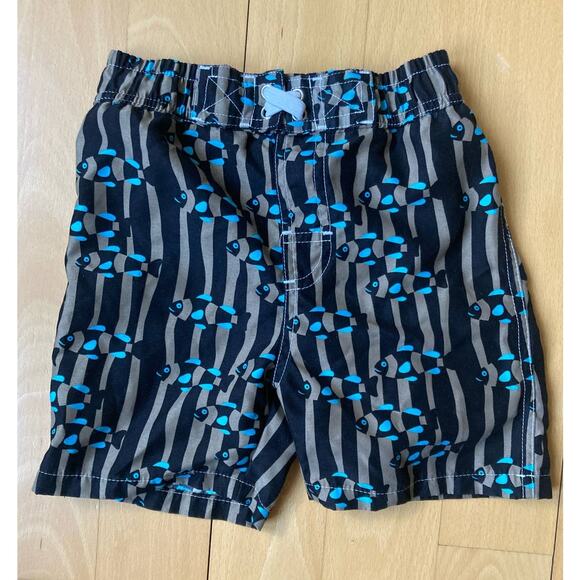 Nano Swim Trunks with Fish Print Boys 2T - runs big at waist! - Picture 1 of 3